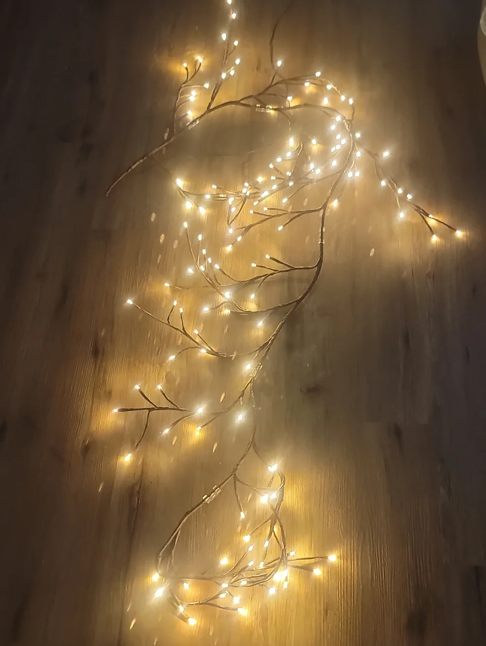 Warm White LED Branch String Lights